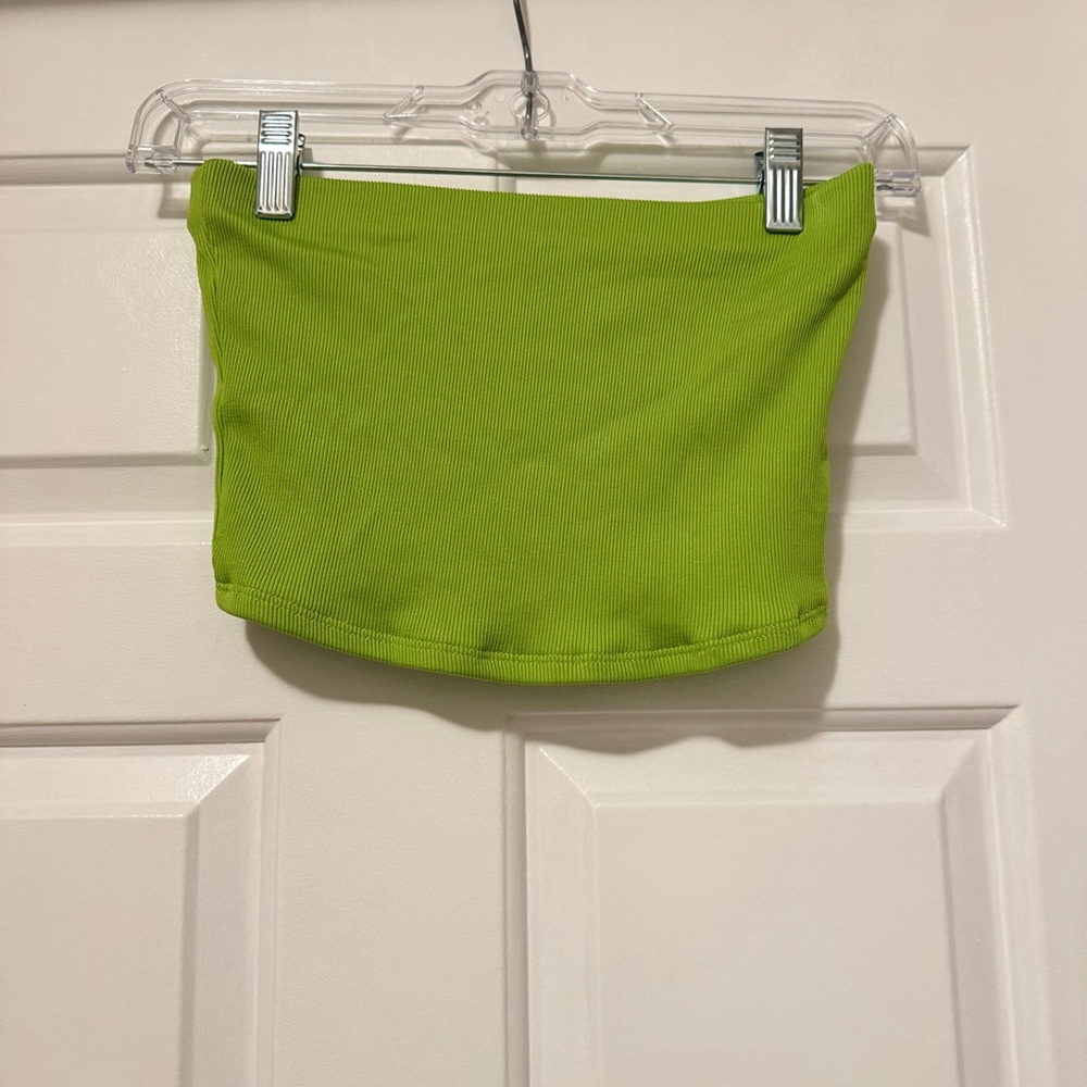 LPA Lime Green Knit Top